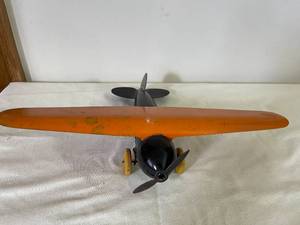 lot 171 image: Vintage Metal Toy Airplane