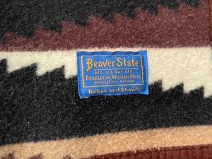 lot 182 image: Aztec Like Beaver State Blanket