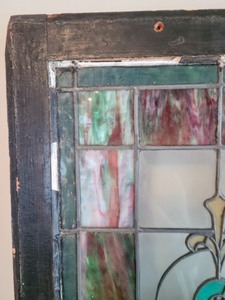 lot 276 image: Beautiful Stained Glass Window