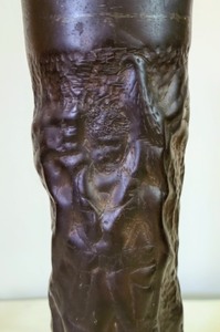 lot 408 image: Trench Art Artillery Round Vase