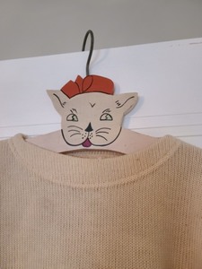 lot 409 image: Vintage Letter Patch Sweater