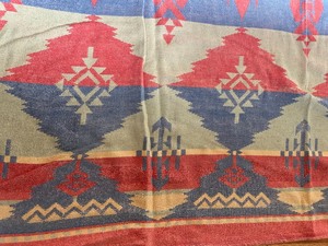 lot 18 image: Vintage Southwest Pattern Blanket