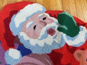 lot 274A image: Santa Themed Rug