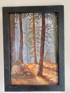 lot 273A image: 1958 Scenic Oil on Board Painting