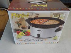 lot 5 image: Parini Dual Compartment Slow Cooker...