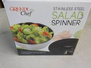 lot 13 image: Grand Chef Stainless Steel Salad Sp...