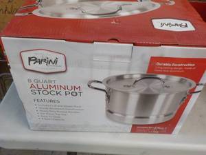 lot 25 image: Parini 8 qt Alumium Stock Pot...