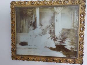 lot 102 image: 12 x 10 Gold Framed Vintage Pictur...