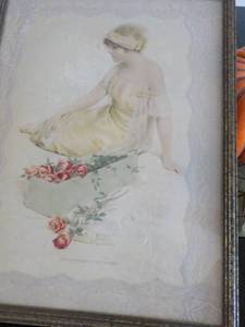 lot 108 image: 14 x 19 Bessie Pease Framed Pictur...