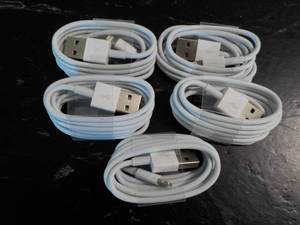 lot 130 image: Lightening Cables for iphone X, 7, ...