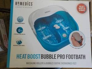 lot 91 image: Homedics Pro Footbath new in box...