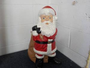 lot 144 image: 20 Tall Ceramic Santa...