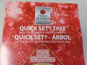 lot 178 image: 7.5ft Wesley Slim Spruce with LED w...
