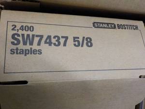 lot 205 image: Case of Stanley Bostitch 58 Stapl...