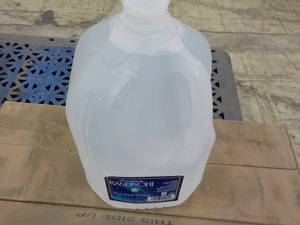 lot 208 image: 9 gallons Kandiyohi Purified Water...