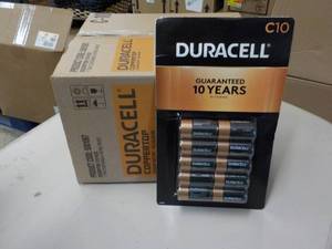 lot 232 image: Case of 80 Duracell C10 Batteries...