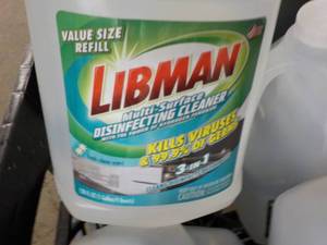 lot 248 image: 4 Gallon jugs Libman Disinfecting C...