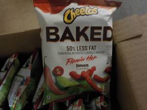 lot 281 image: 3 Cases Cheetos Baked Flamin Hot Li...