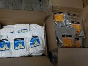lot 287 image: Case of White Cheddar Popcorn and c...