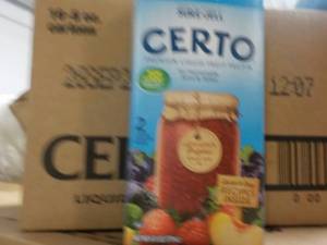 lot 292 image: 2 - 16 - 6 oz ctns Certo Sure Jell ...