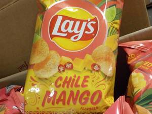 lot 304 image: 3 Cases Lays Chile Mango Chips pas...