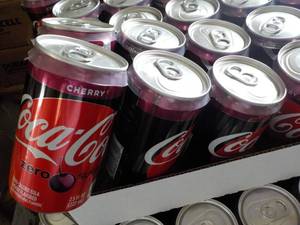 lot 321 image: 2 Cases Cherry Cola Coca Zero Sugar...