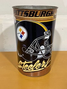 lot 63 image: Pittsburgh Steelers Garbage Can