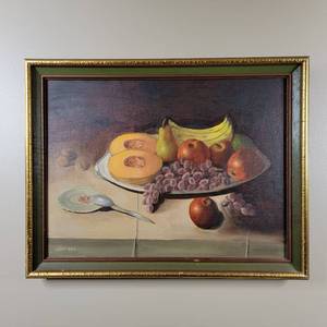 lot 34 image: Original Framed Marie Zeh Still life Painting