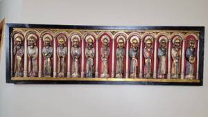 lot 37 image: Extremely Rare Antique 13 Apostles Relief-Made in Germany