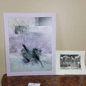 lot 38 image: 2 Signed Prints
