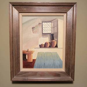 lot 51 image: Original Framed Marie Zeh Painting