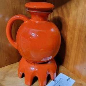 lot 159 image: Rare Vintage Frankoma Pitcher and Stand