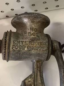 lot 9 image: Lot of Two Meat Food Grinders