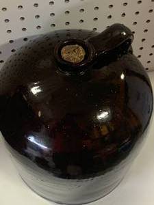 lot 20 image: Very Old Stoneware Whiskey Jug Approx 12 Tall