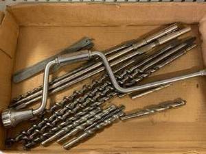lot 45 image: Craftsman Hand Drill & Bits