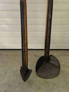 lot 66 image: Specialized Spade & Shovel Approximately 8 Feet Long