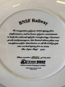 lot 69 image: Limited Edition BNSF Plate