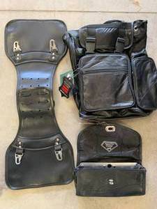 lot 85 image: Lot of Three Genuine Buffalo Leather Pieces