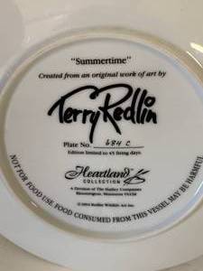 lot 90 image: Terry Redlin Summertime Plate