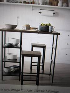 Dorel Living 3 piece pub set, open ...