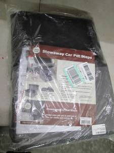 Stowaway car pet steps, open box...