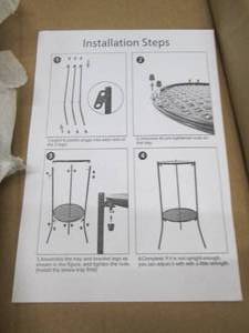 2 tier plant stand, needs assembly,...