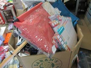 palletgaylord full of new and shel...