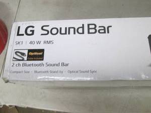 LG Sound Bar 40w rms, open box...