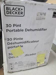black and decker 30 pint portable d...
