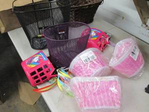 box of bike baskets ...
