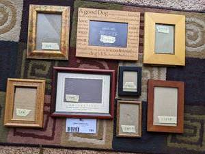 8 Wooden Picture Frames