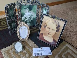 4 Stunning Pewter and Silver Frames