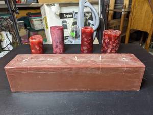 Beautiful Burgundy Candle Collection