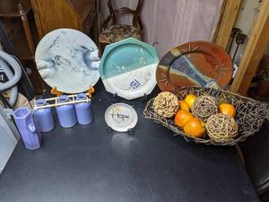 Rustic Hand-Crafted home Decor- Platters, Vases, Baskets and More